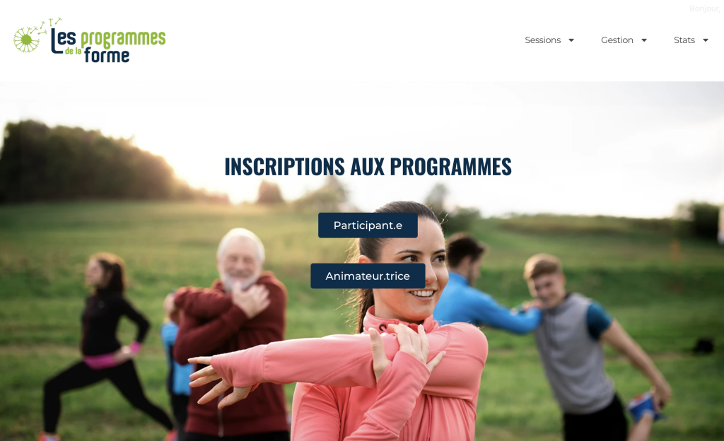 Interface nouvelle plateforme inscription JCPMF 2026